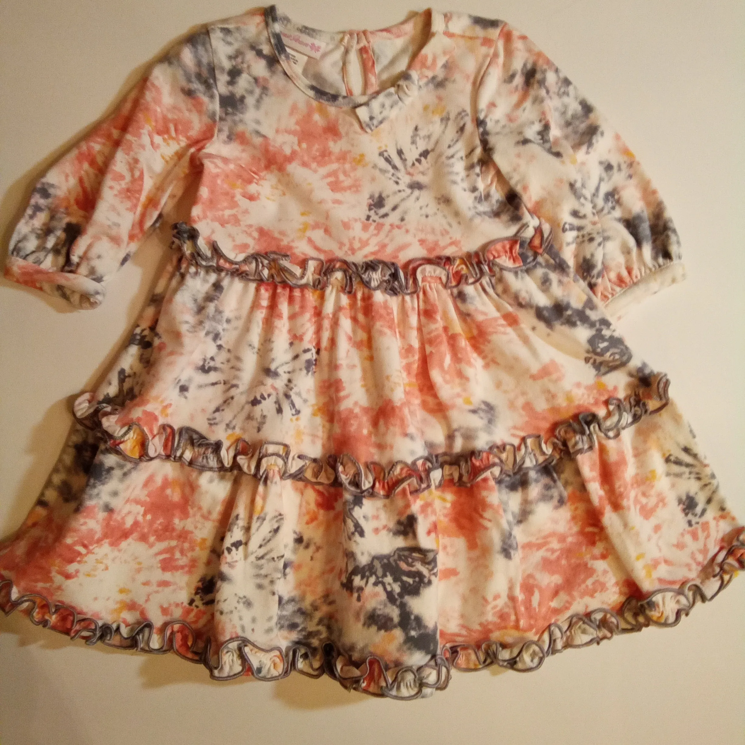 Toddler Tiered Tie Dye Dress | Bonnie Jean