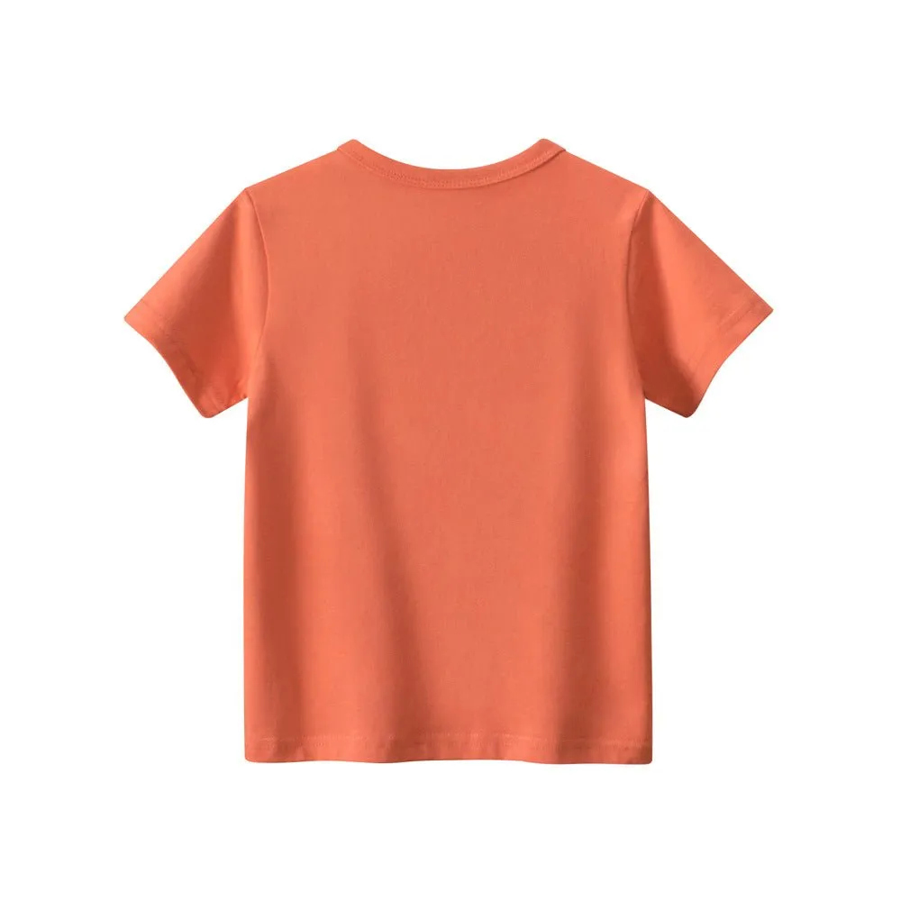Toddler/Kid's Short Sleeve Surfboard Print Design Tee