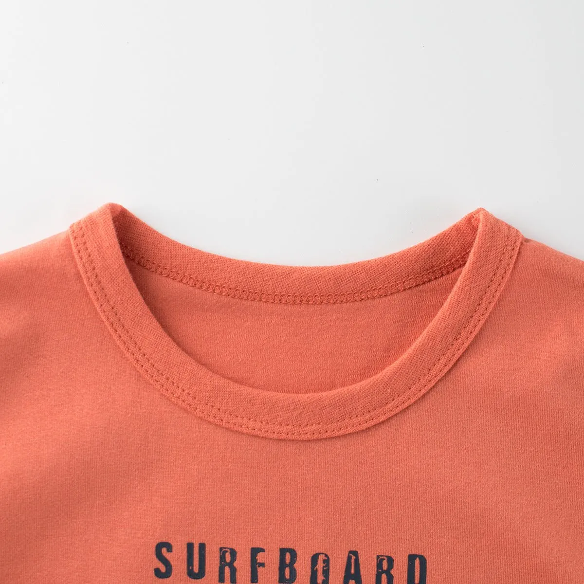 Toddler/Kid's Short Sleeve Surfboard Print Design Tee