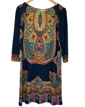 Warm Autumn Print Shift Dress