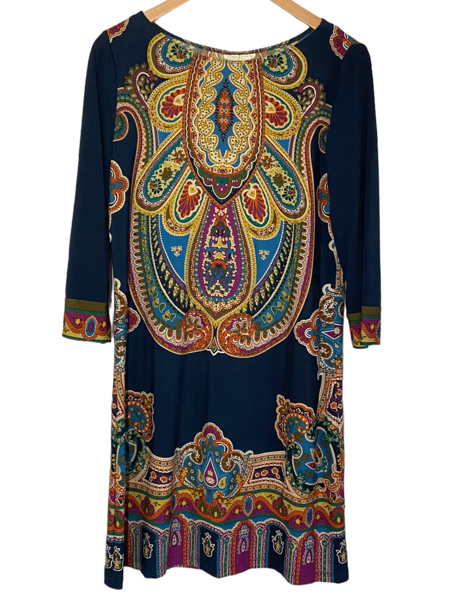 Warm Autumn Print Shift Dress